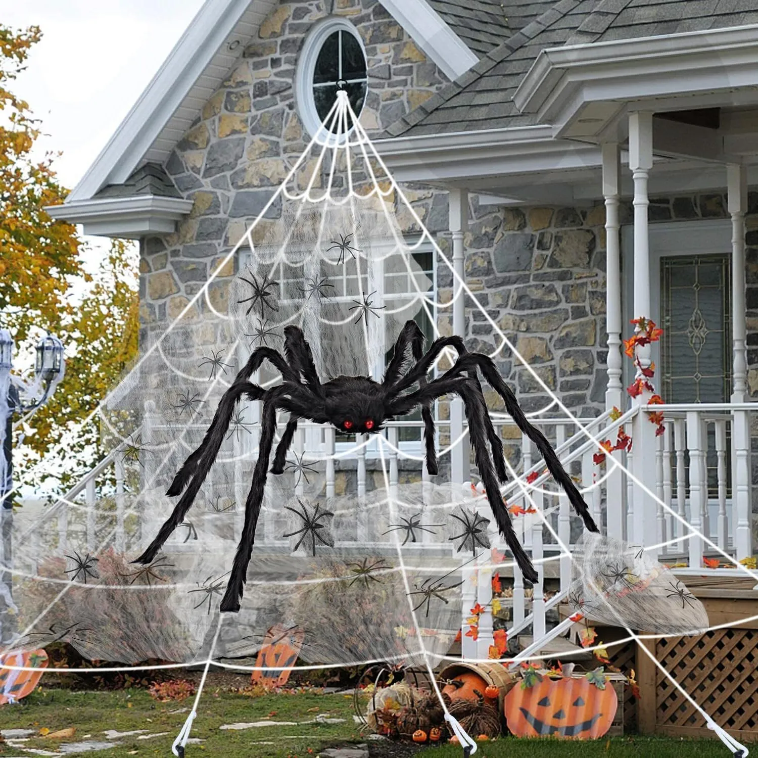 AISENO Decoración de Halloween de 200 Pulgadas de telaraña y araña Gigante de 78 Pulgadas de araña Virtual Realista para decoración de Interiores y Exteriores : Amazon.com.mx: Juguetes y Juegos AISENO Decoración de Halloween de 200 Pulgadas de telaraña y araña Gigante de 78 Pulgadas de araña Virtual Realista para decoración de Interiores y Exteriores : Amazon.com.mx: Juguetes y Juegos