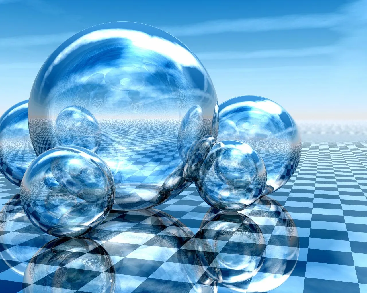  ... ajedrez - juegos - arte digital - 3D - fantasía - colores - azul