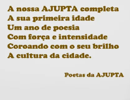 AJUPTA - Associação da Juventude Poética de Tabira AJUPTA - Associação da Juventude Poética de Tabira