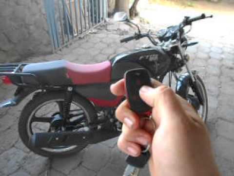 alarma moto italika ft 125 - YouTube