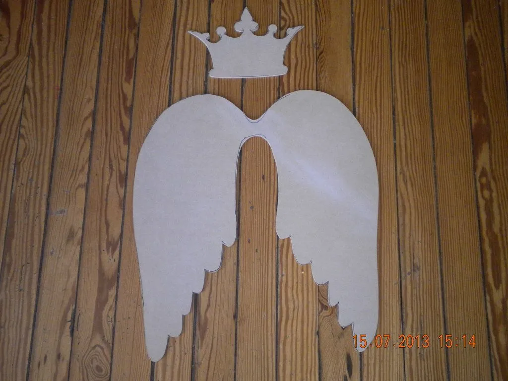 ALAS DE ÁNGEL CON CORONA Y CARTEL RELAX PARA DECORAR CON PAP ... ALAS DE ÁNGEL CON CORONA Y CARTEL RELAX PARA DECORAR CON PAP ...