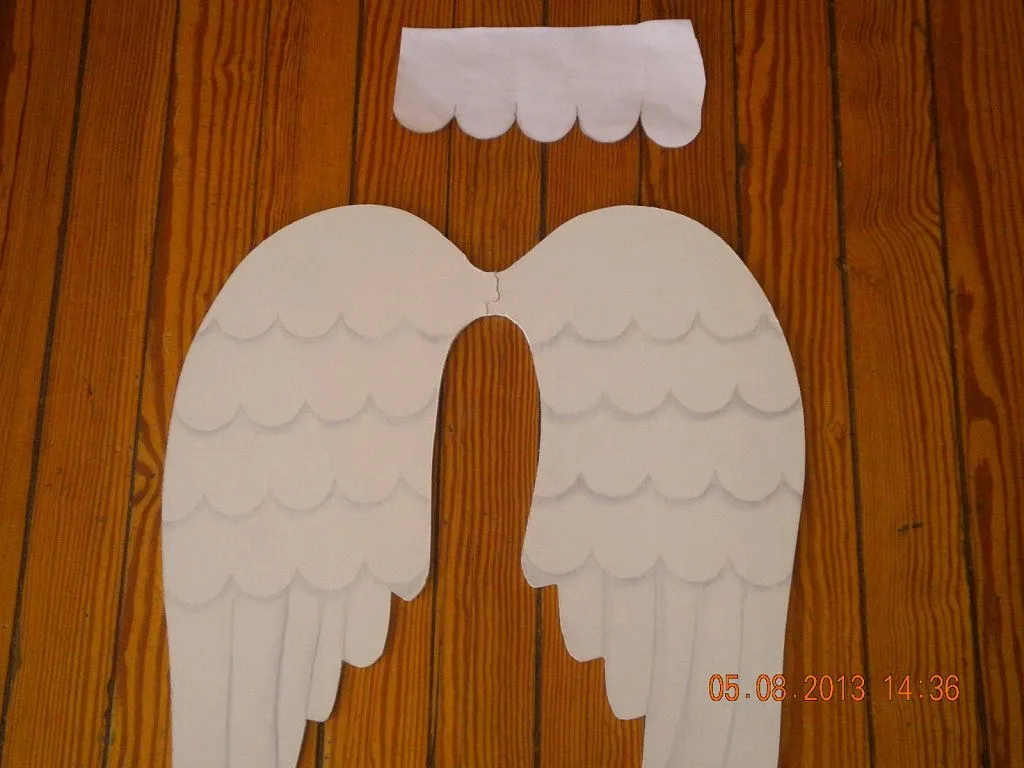 ALAS DE ÁNGEL CON CORONA Y CARTEL RELAX PARA DECORAR CON PAP ... ALAS DE ÁNGEL CON CORONA Y CARTEL RELAX PARA DECORAR CON PAP ...