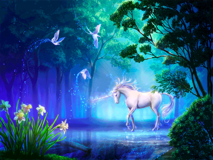 Alas de Fantasía: Gifs de Unicornios