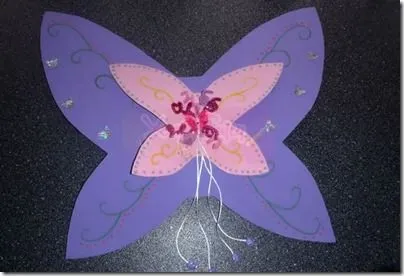 Como hacer unas alas de hada o mariposa - Disfraz casero Como hacer unas alas de hada o mariposa - Disfraz casero