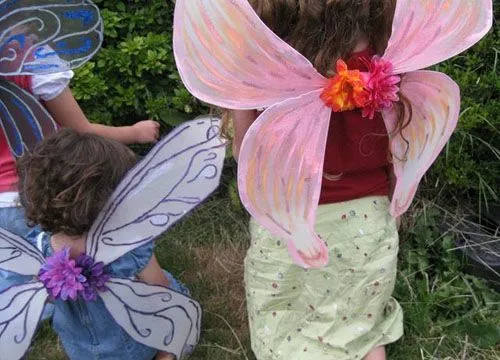 Como hacer unas alas de hada o mariposa | Manualidades faciles Como hacer unas alas de hada o mariposa | Manualidades faciles