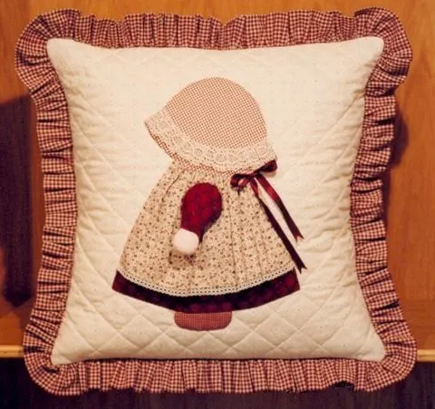 Munecas en patchwork para cojines - Imagui