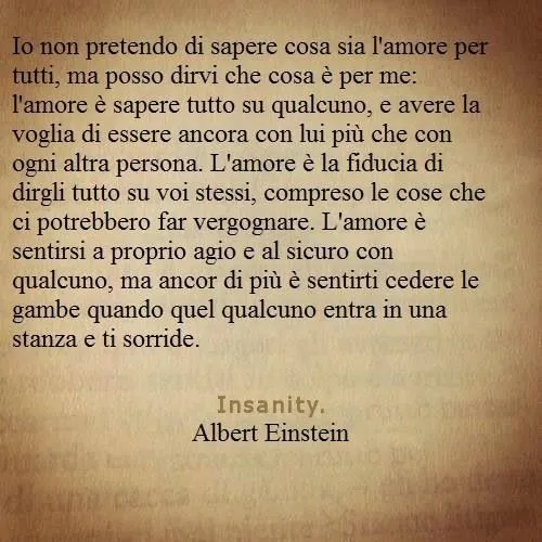 Albert Einstein amore | Frasi d'amore | Pinterest | Einstein, El ...