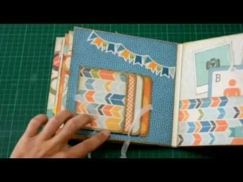 Álbum bebé scrap - YouTube