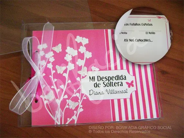 Album para Despedida de Soltera en Veracruz | Invitaciones negras Album para Despedida de Soltera en Veracruz | Invitaciones negras