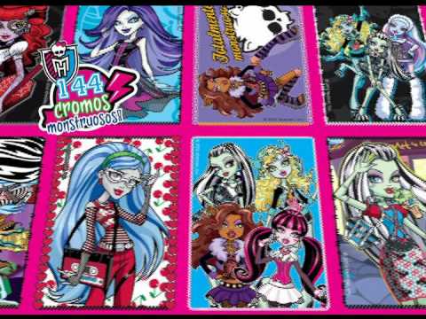 Álbum de Figurinhas MONSTER HIGH - Lançamento Monstruoso! Para ...