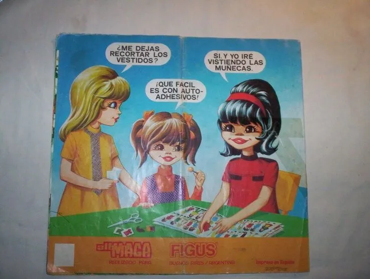 Album de figuritas Muñecas autoadhesivas recortables | Mis ... Album de figuritas Muñecas autoadhesivas recortables | Mis ...