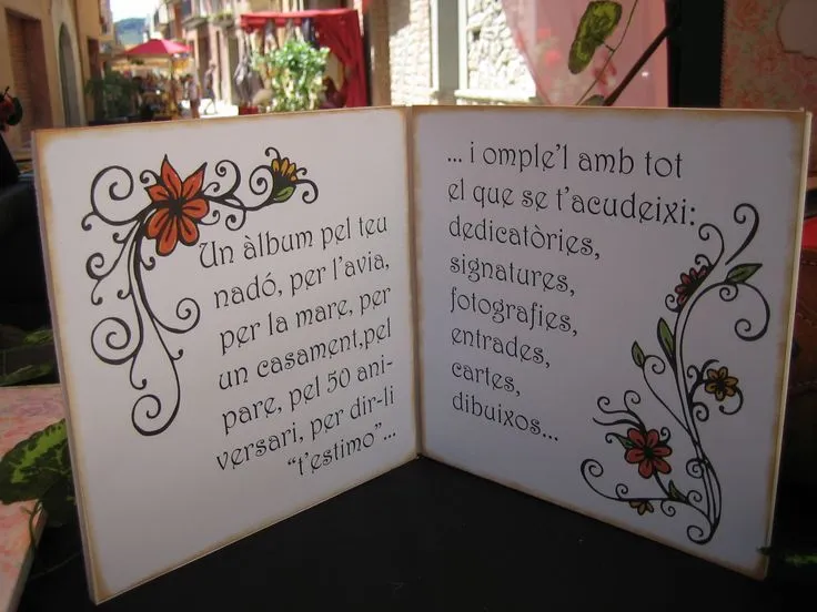 Un álbum Naikare hecho a mano para tu bebé, para la abuela, para ...