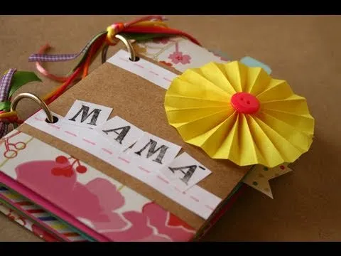 Album Scrapbook [Facil] // Dia de la madre - YouTube