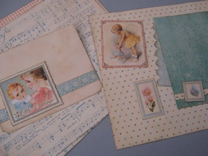Album para bebé scrapBook - Imagui