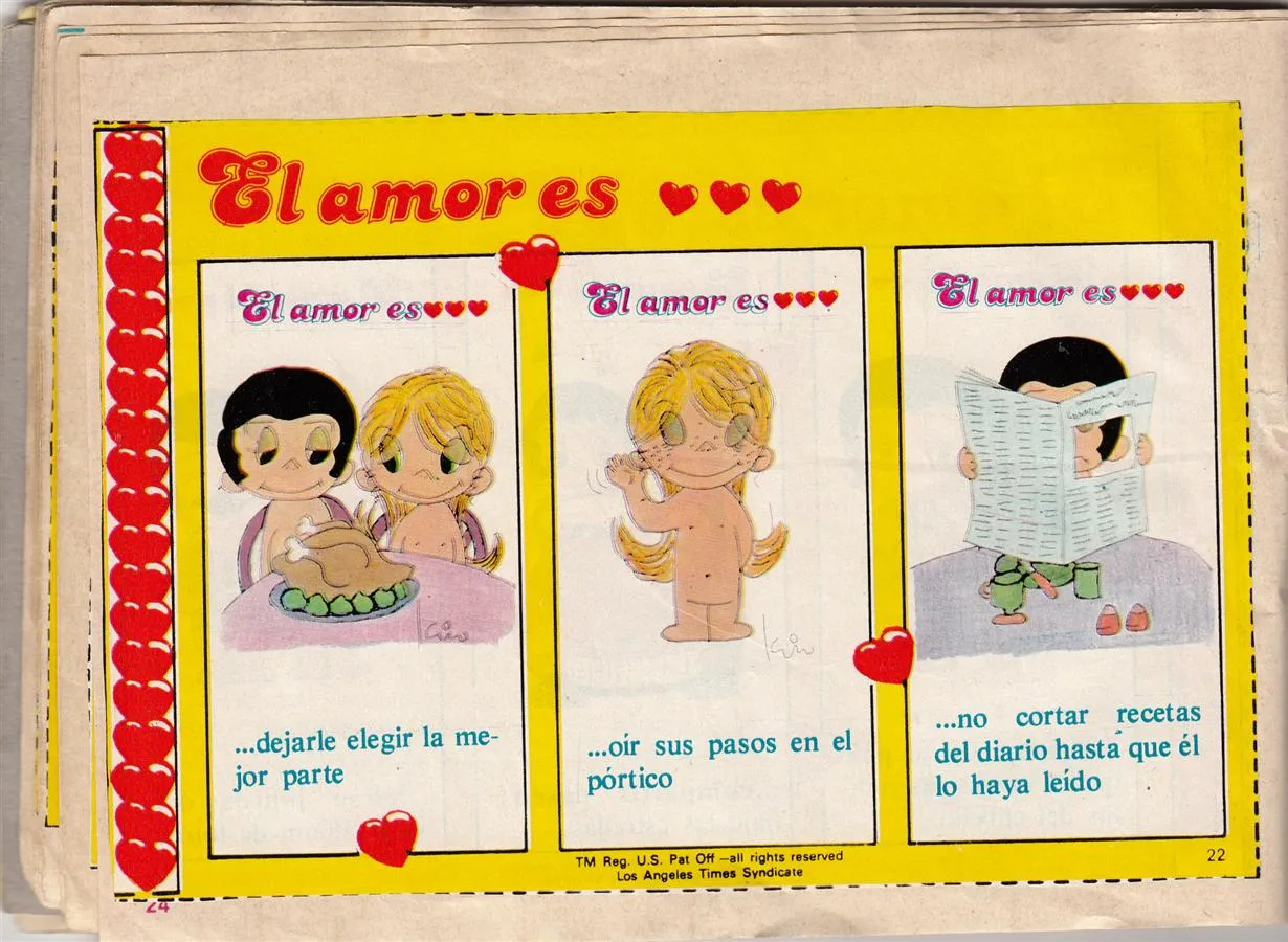 Álbumes de cromos: El Amor es... (