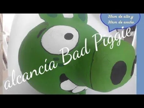 alcancía de bad piggie de angry birds/ piggy shaped bad piggie ... alcancía de bad piggie de angry birds/ piggy shaped bad piggie ...
