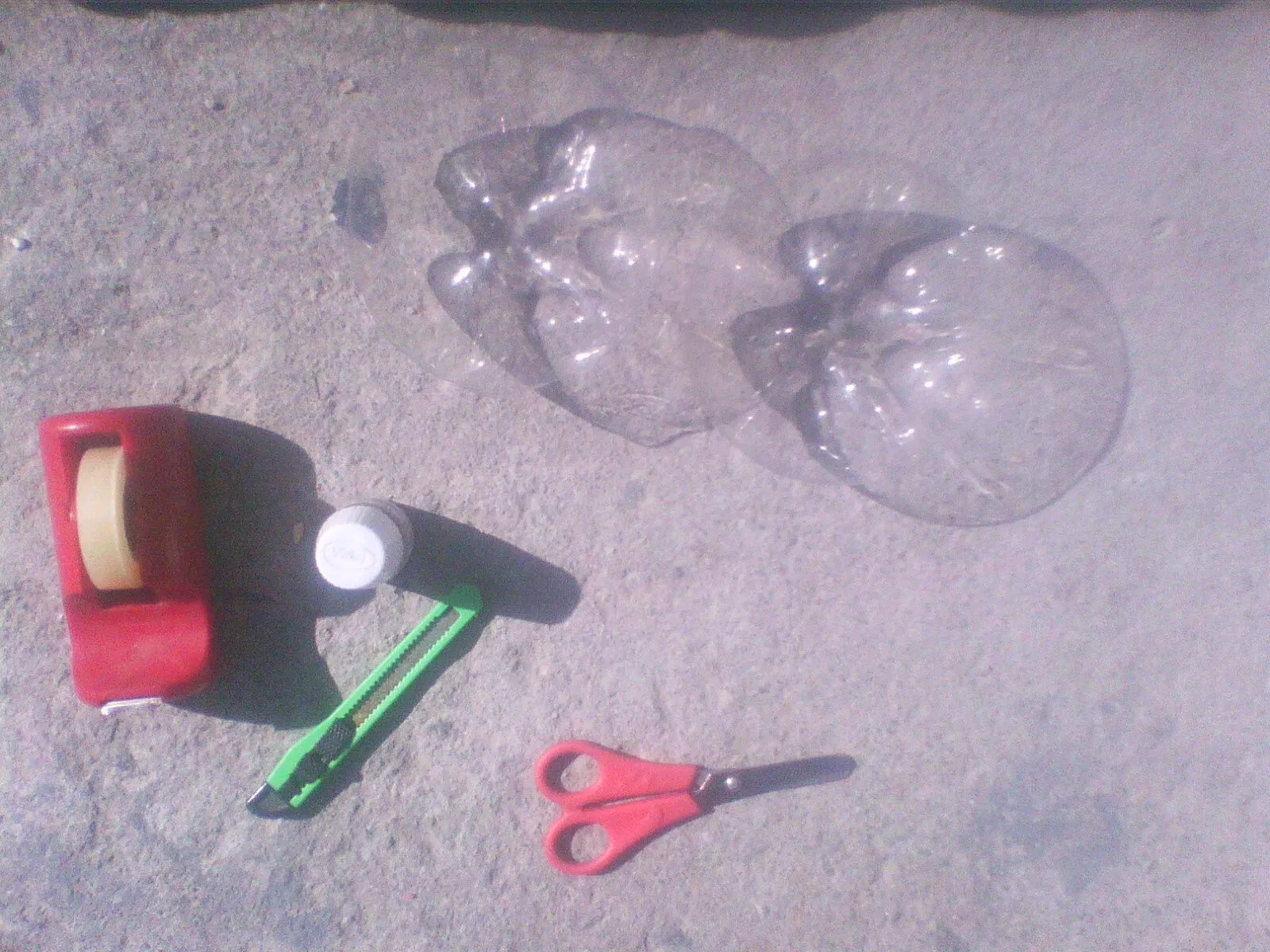 Alcancia de manzana reciclada