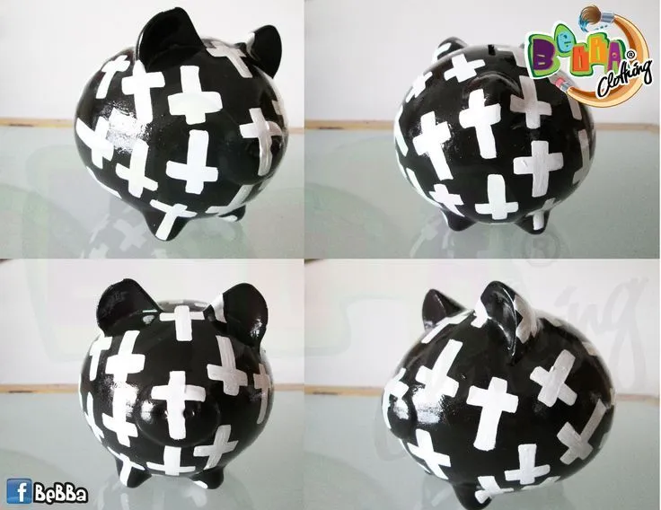 Alcancías en forma de marranitos pintadas a mano, personalizadas ... Alcancías en forma de marranitos pintadas a mano, personalizadas ...