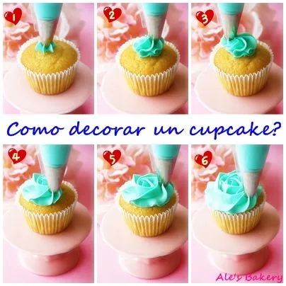 Ale's Bakery: Como decorar los cupcakes??