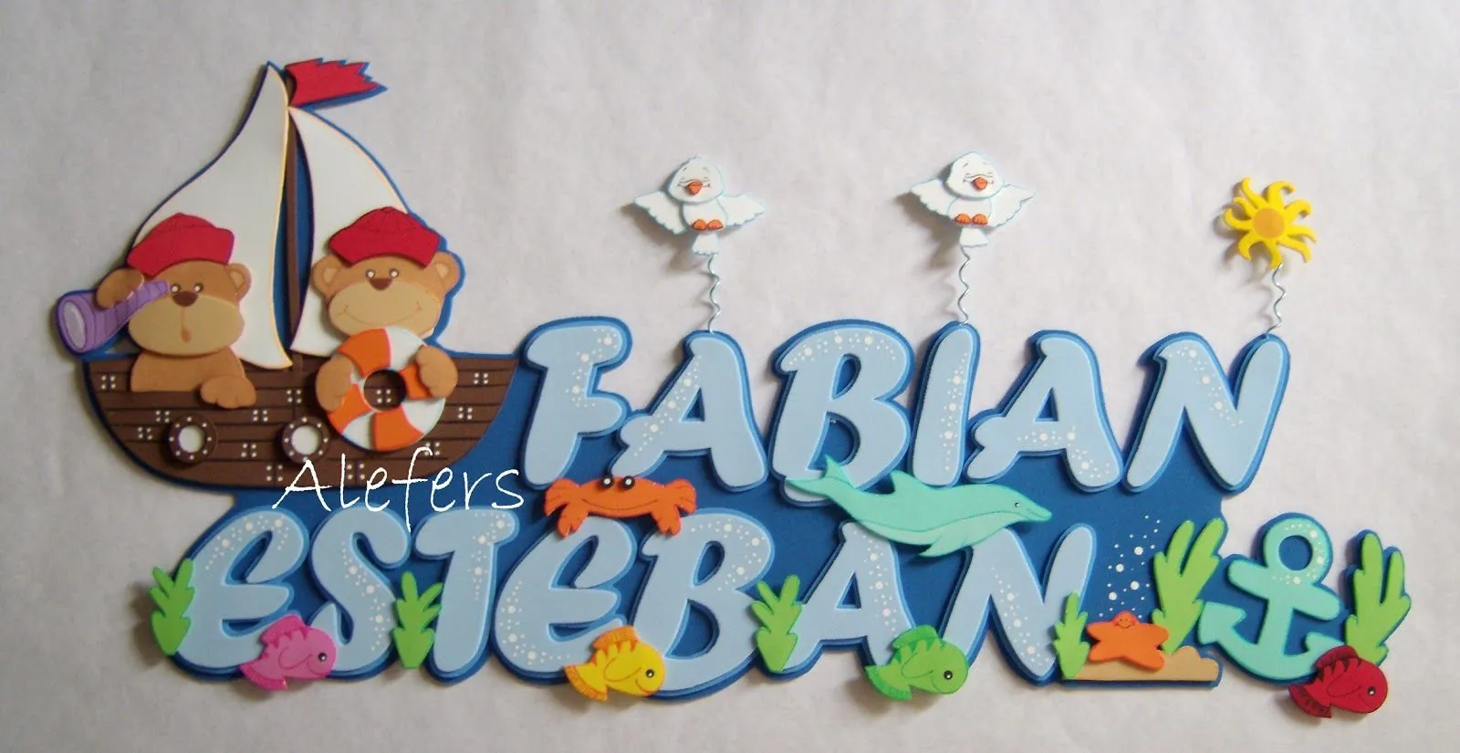 ALEFERS TALLER CREATIVO.: BANNERS EN FOAMI ALEFERS TALLER CREATIVO.: BANNERS EN FOAMI