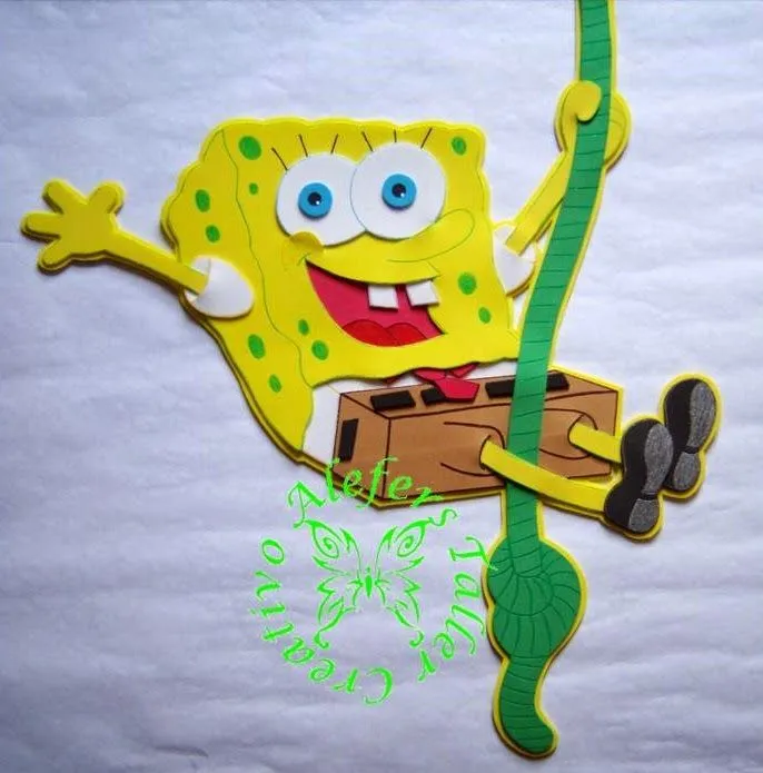 ALEFERS TALLER CREATIVO.: BOB ESPONJA Y SUS AMIGOS EN FOAMI ALEFERS TALLER CREATIVO.: BOB ESPONJA Y SUS AMIGOS EN FOAMI