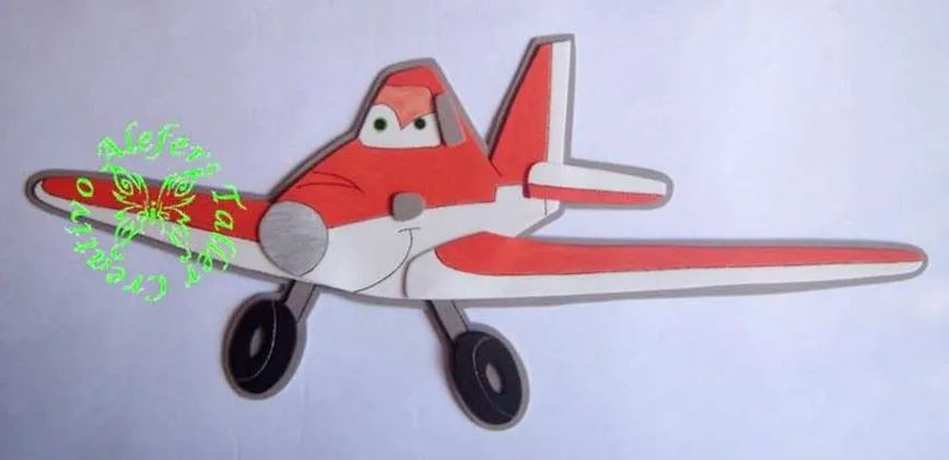 ALEFERS TALLER CREATIVO.: DISNEY - PERSONAJES DE AVIONES EN FOAMI