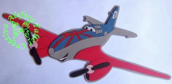 ALEFERS TALLER CREATIVO.: DISNEY - PERSONAJES DE AVIONES EN FOAMI