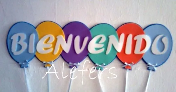 ALEFERS TALLER CREATIVO.: CARTELES EN FOAMI