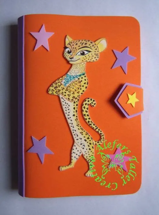 ALEFERS TALLER CREATIVO.: FUNDAS (CUADERNOS) DE MADAGASCAR 3
