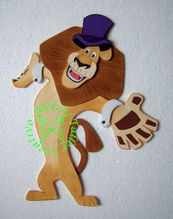 ALEFERS TALLER CREATIVO.: FIGURAS DE MADAGASCAR 3 EN FOAMI ALEFERS TALLER CREATIVO.: FIGURAS DE MADAGASCAR 3 EN FOAMI