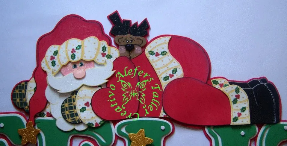 ALEFERS TALLER CREATIVO.: SANTA CLAUS EN FOAMI ALEFERS TALLER CREATIVO.: SANTA CLAUS EN FOAMI