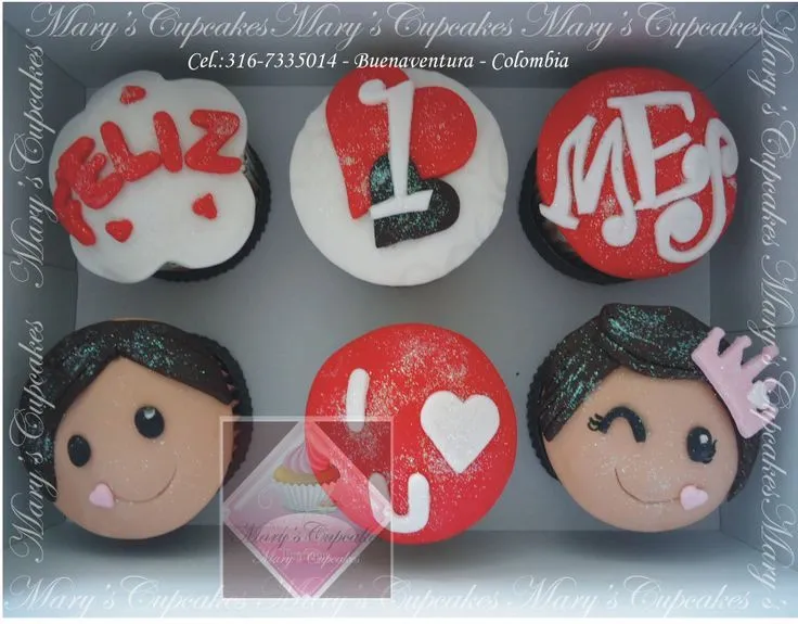 ALEGRES Y PICAROS CUPCAKES, PARA CELEBRACION DE ANIVERSARIO ...