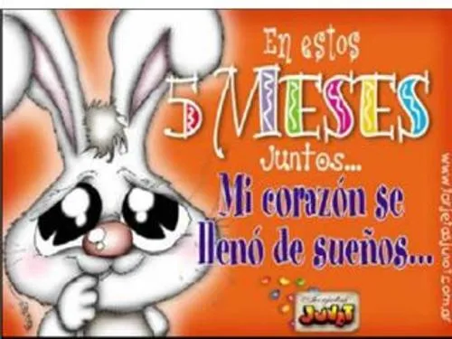 Imagenes 5 meses de amor - Imagui