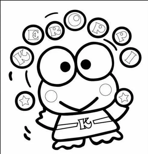 Fun Coloring Pages: Keroppi free coloring pages | Hello Kitty ... Fun Coloring Pages: Keroppi free coloring pages | Hello Kitty ...
