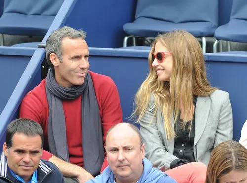 Álex Corretja y Martina Klein, dos enamorados en el tenis