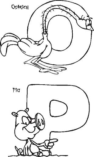 Alfabeto para colorear con animales en inglés | Jugar y colorear Alfabeto para colorear con animales en inglés | Jugar y colorear