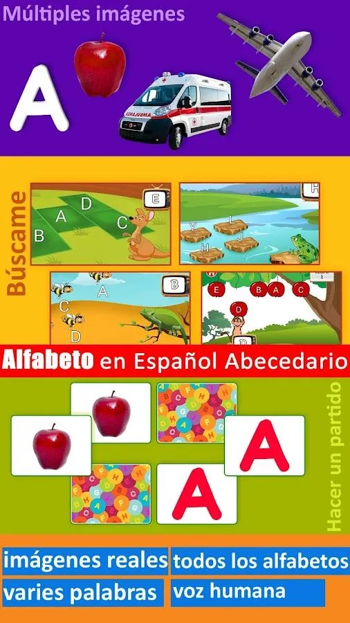 Alfabeto en Español Abecedario - Aplicaciones Android en Google Play