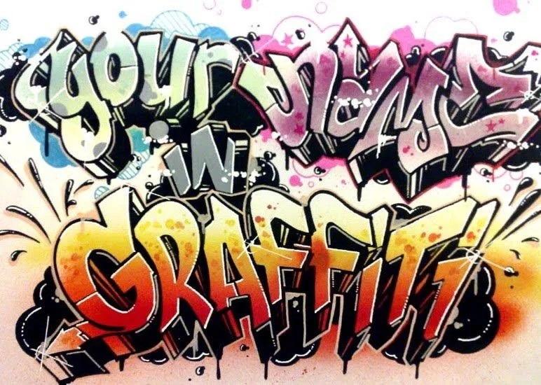 Alfabeto en graffiti 3D - Imagui
