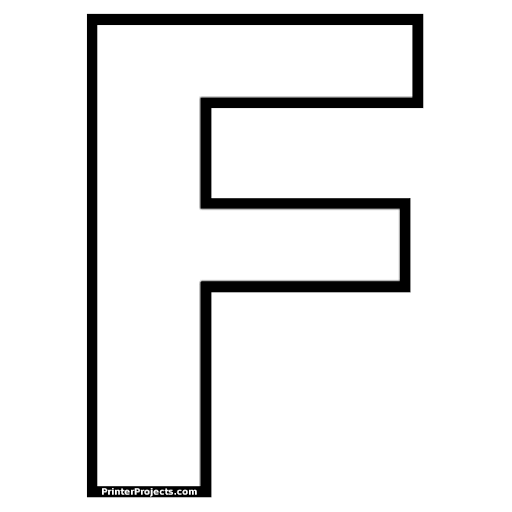 Alfabeto para imprimir y colorear letras muy grandes | Colorear Alfabeto para imprimir y colorear letras muy grandes | Colorear