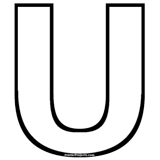 Alfabeto para imprimir y colorear letras muy grandes | Colorear Alfabeto para imprimir y colorear letras muy grandes | Colorear