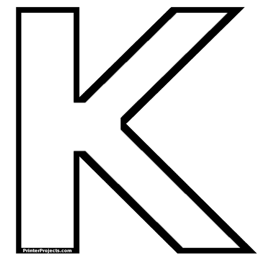 Alfabeto para imprimir y colorear letras muy grandes | Colorear Alfabeto para imprimir y colorear letras muy grandes | Colorear