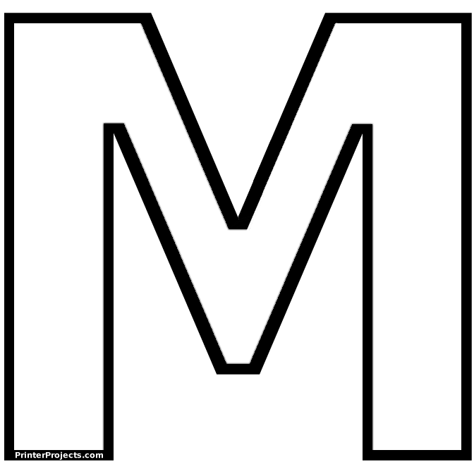 Alfabeto para imprimir y colorear letras muy grandes | Colorear ... Alfabeto para imprimir y colorear letras muy grandes | Colorear ...