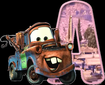 Alfabeto de Mate de Cars. | Oh my Alfabetos! Alfabeto de Mate de Cars. | Oh my Alfabetos!