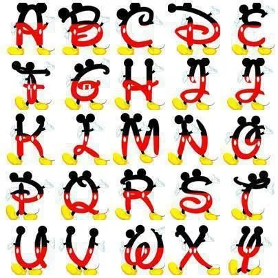 Alfabeto Mickey | ALFABETOS PARA PINTAR | Pinterest Alfabeto Mickey | ALFABETOS PARA PINTAR | Pinterest