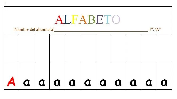 Alfabeto Móvil | Material Educativo