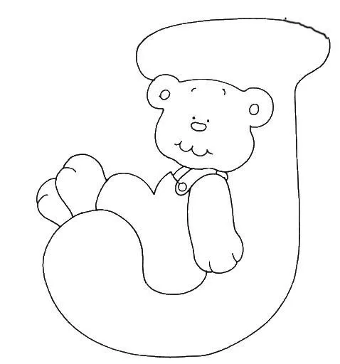 Alfabeto de osito para colorear. | letricas | Pinterest | Html Alfabeto de osito para colorear. | letricas | Pinterest | Html