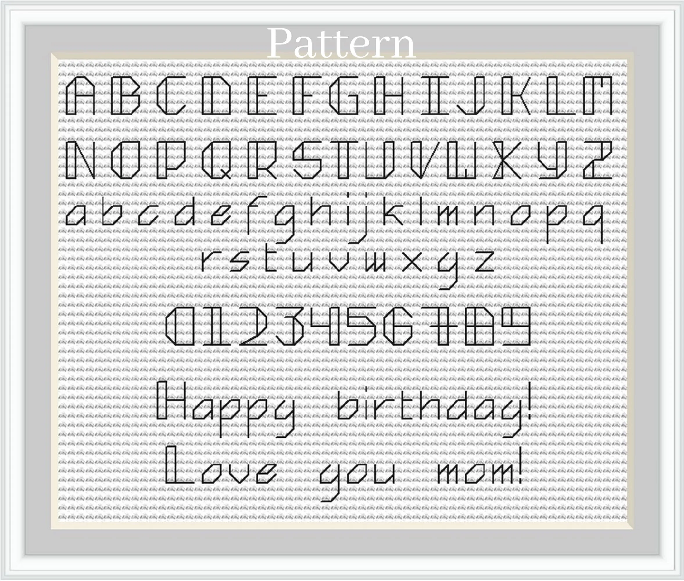 Alfabeto en punto de cruz Letras en punto de cruz Letras en - Etsy México Alfabeto en punto de cruz Letras en punto de cruz Letras en - Etsy México