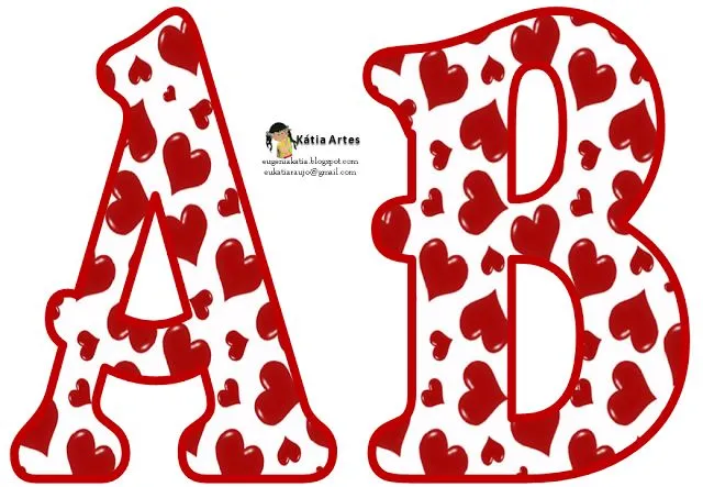Alfabeto relleno con corazones rojos. | Alphabet | Pinterest | Html Alfabeto relleno con corazones rojos. | Alphabet | Pinterest | Html
