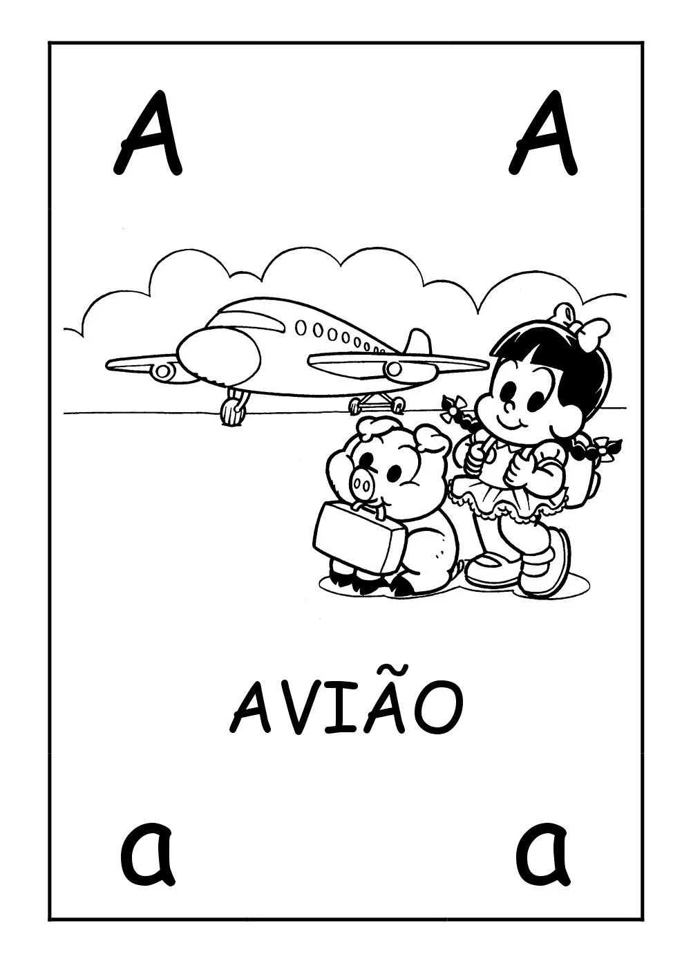 Alfabeto da Turma da Mônica | Painel Criativo Alfabeto da Turma da Mônica | Painel Criativo