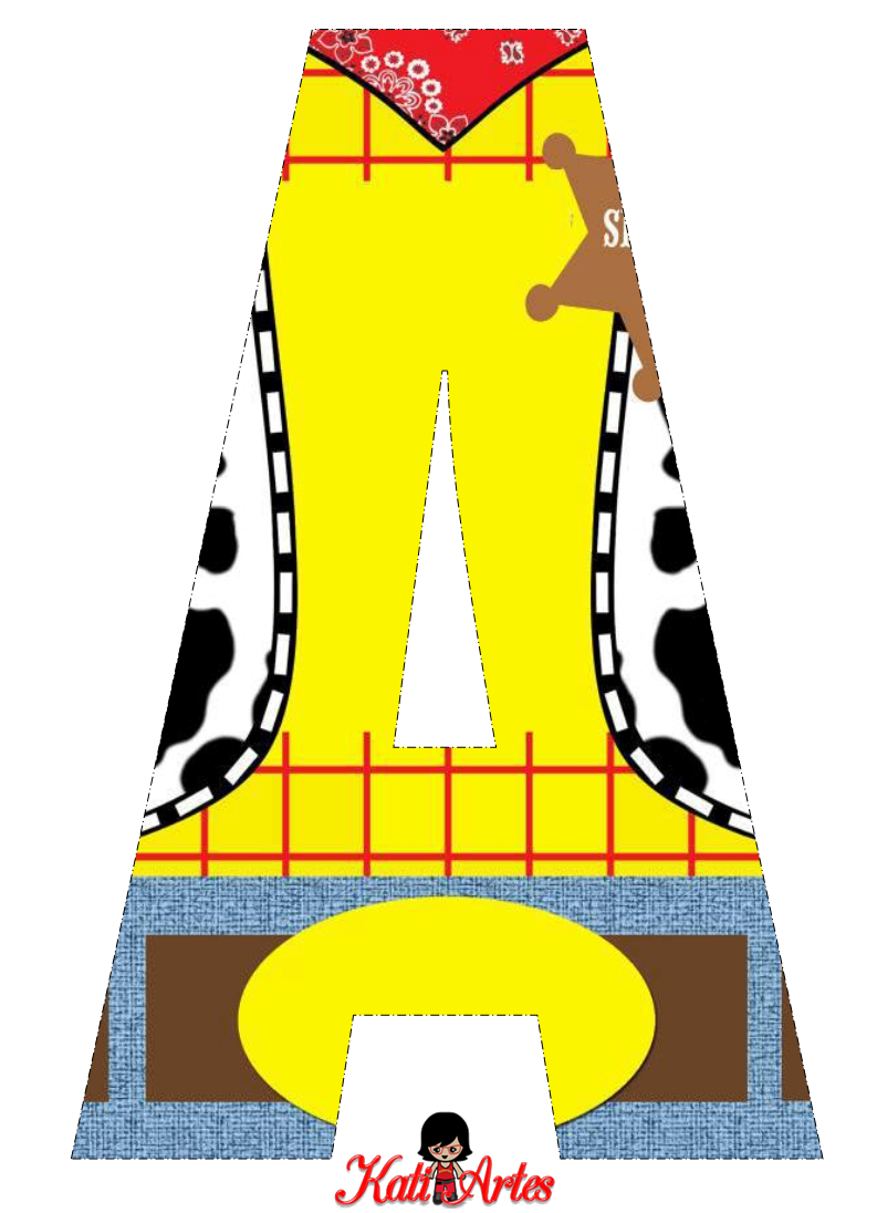 Alfabeto de Woody. Toy Story. - Oh my Alfabetos! Alfabeto de Woody. Toy Story. - Oh my Alfabetos!